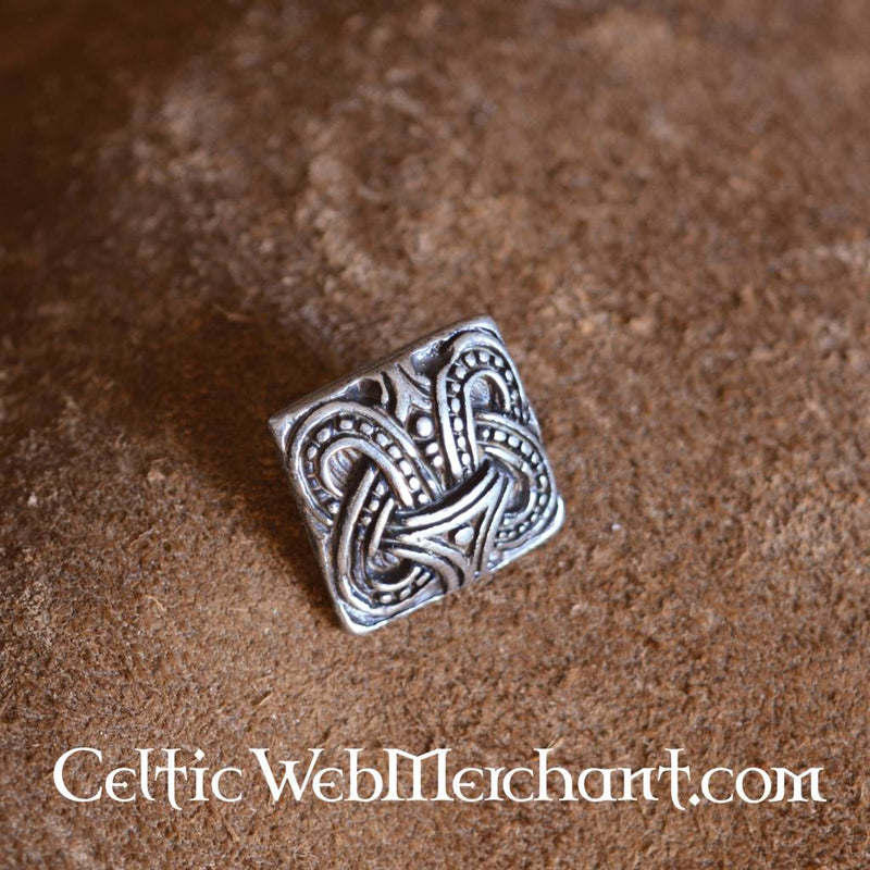 Wikińskie okucie pasa, węzeł styl Borre, mosiądz