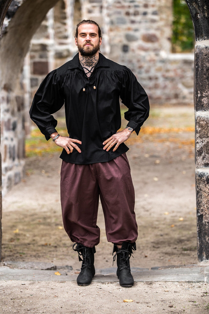 Venetians Charles, Renaissance Three-Quarter Trousers, brown