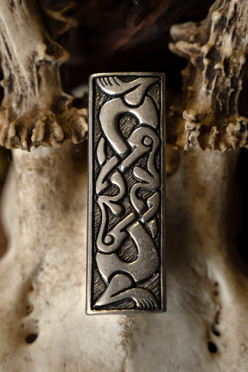 Garniture de ceinture alamane de Niederstotzingen, argentée