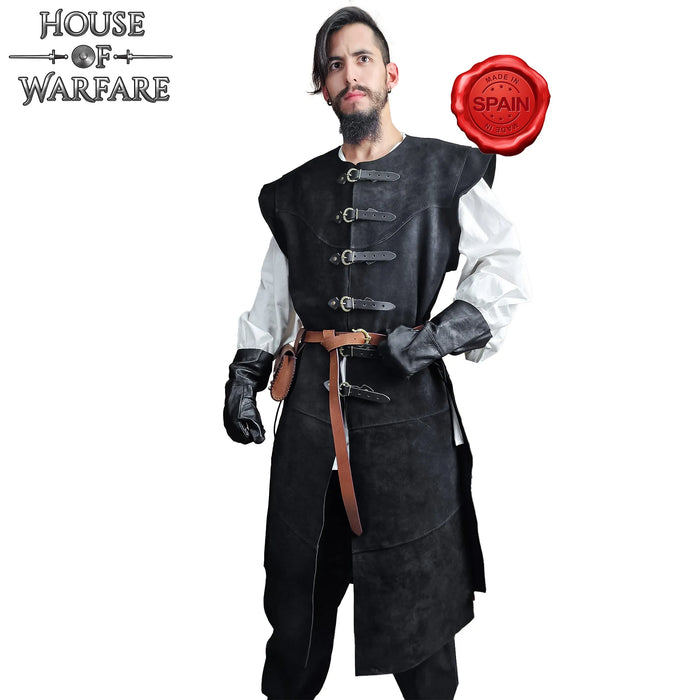 16th-17th century leather jacket, black