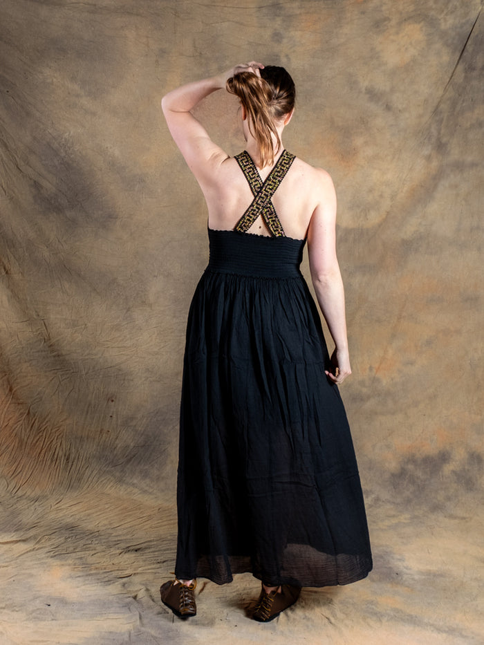 Goddess Dress Persephone, black