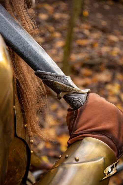 Curved LARP elven sword, 105 cm