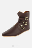 Ankle boots Ulrich, medieval, brown