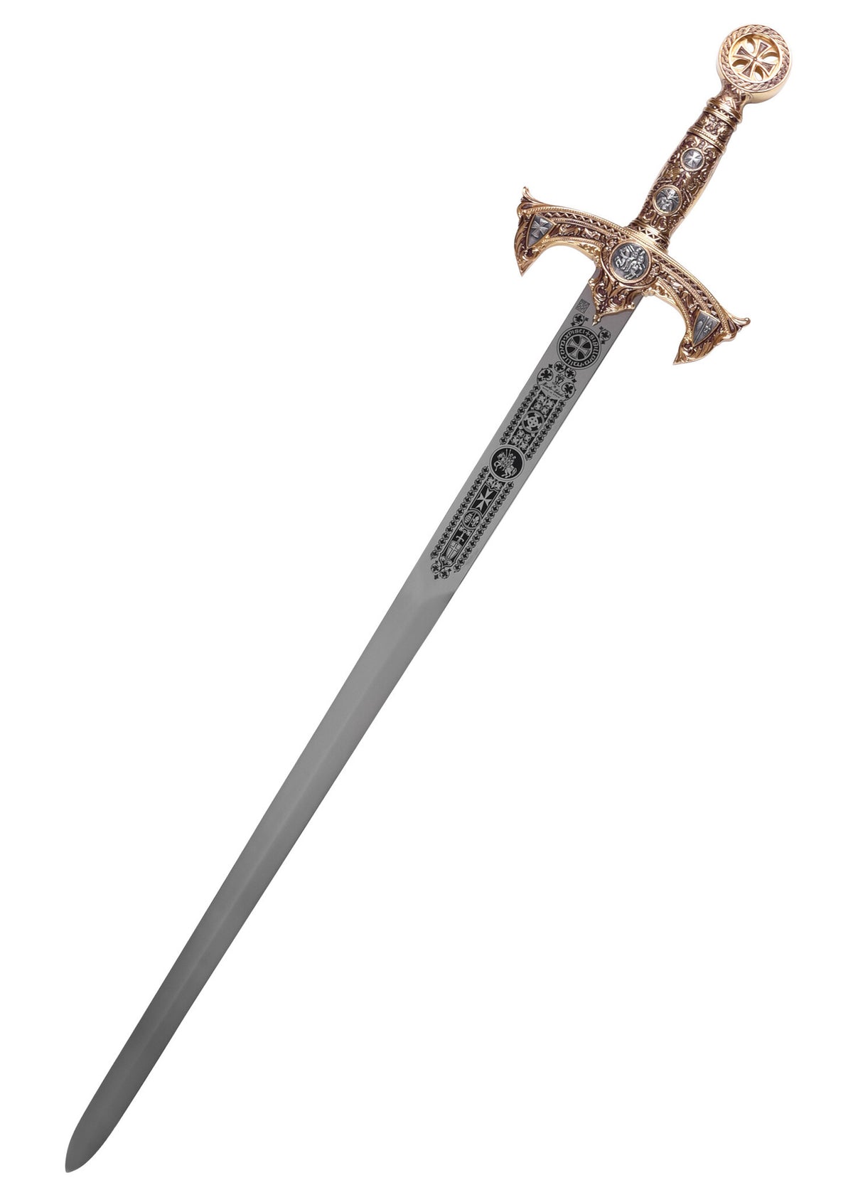 Templar sword, semi-sharp