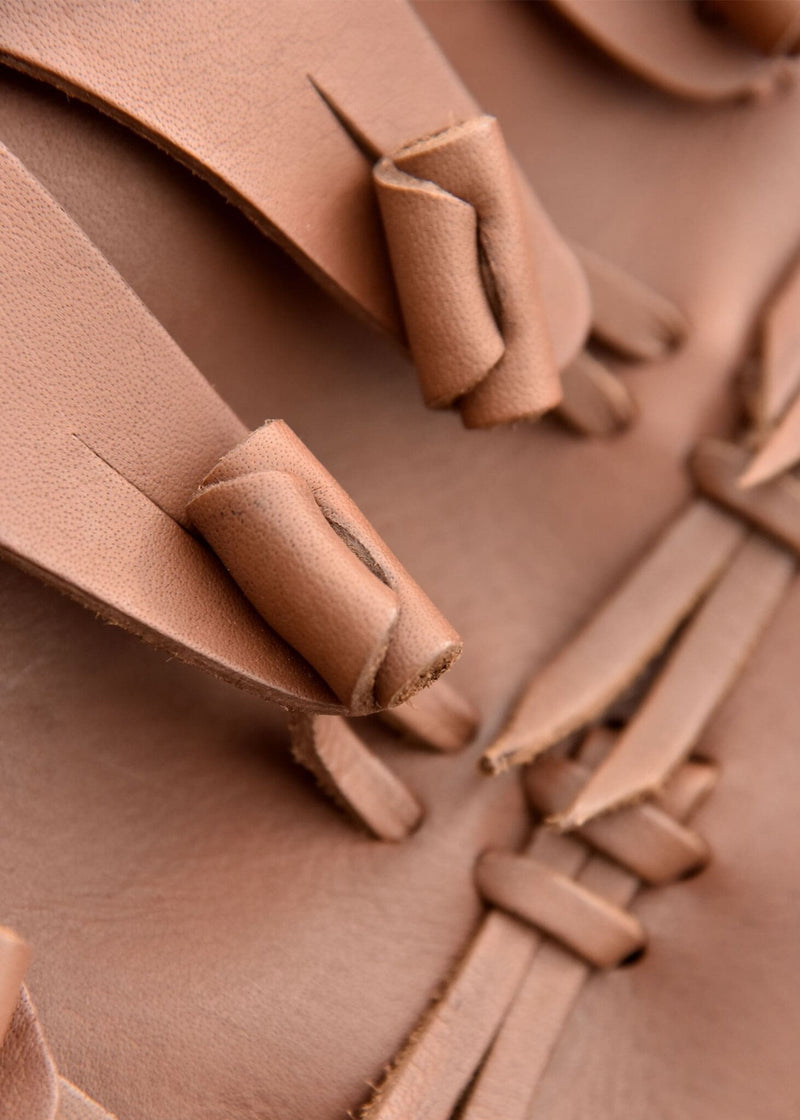 Botas vikingas con botones, marrones