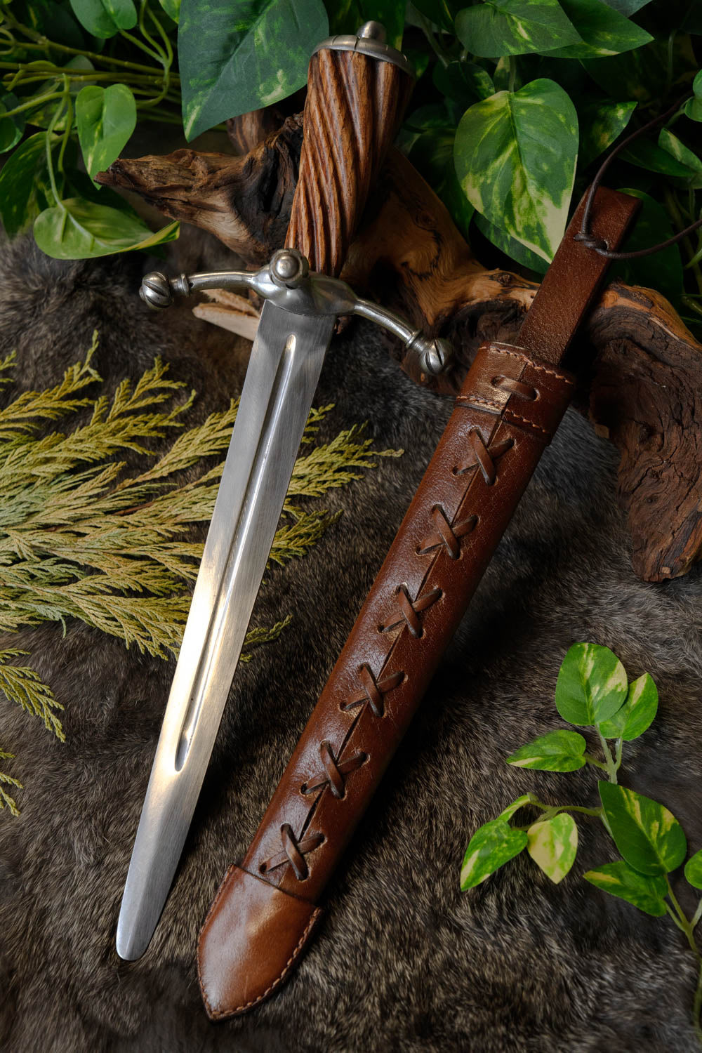 Landsknecht dagger, blunt (battle-ready)