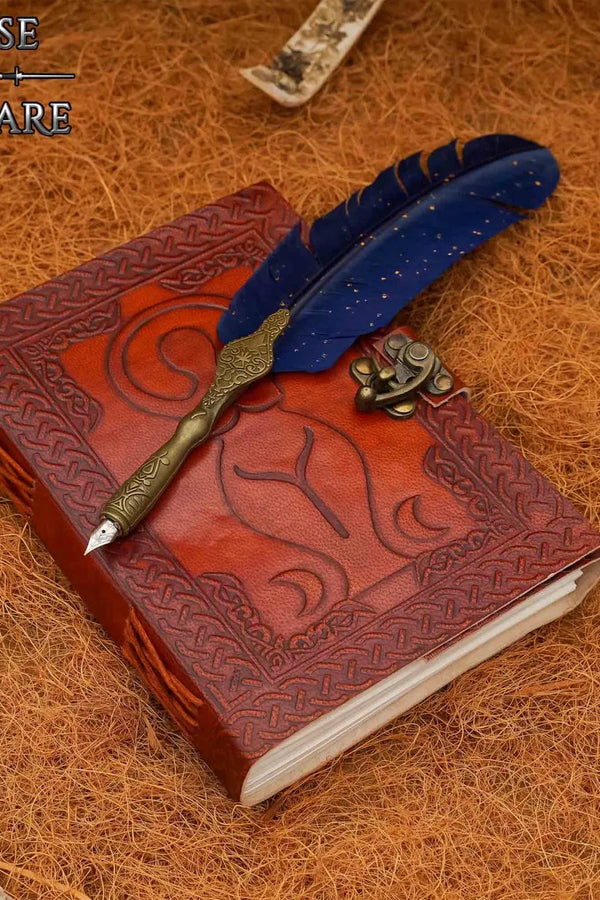 Leather journal mother goddess Venus