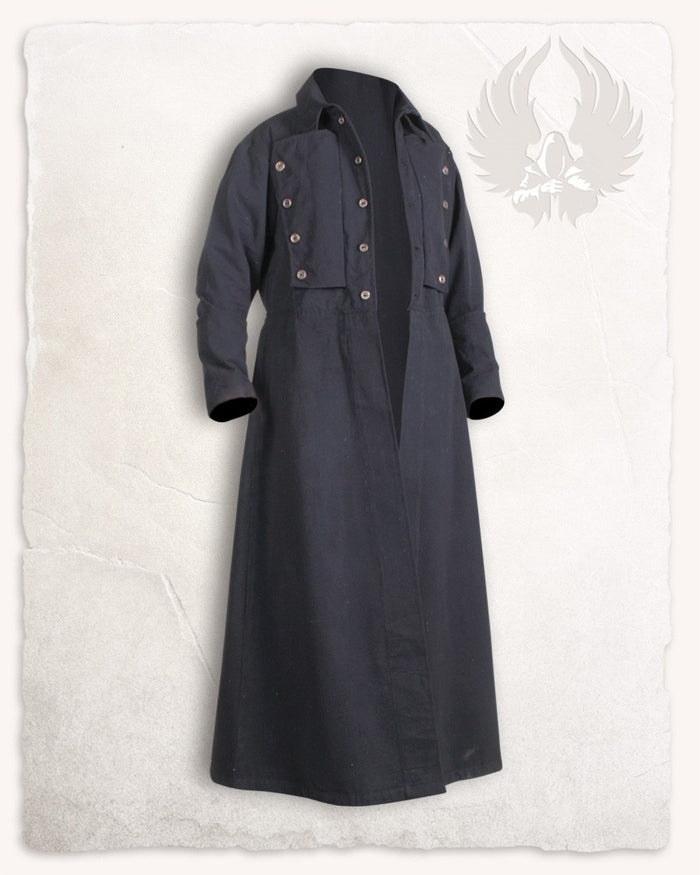 Steampunk coat Kandor, black