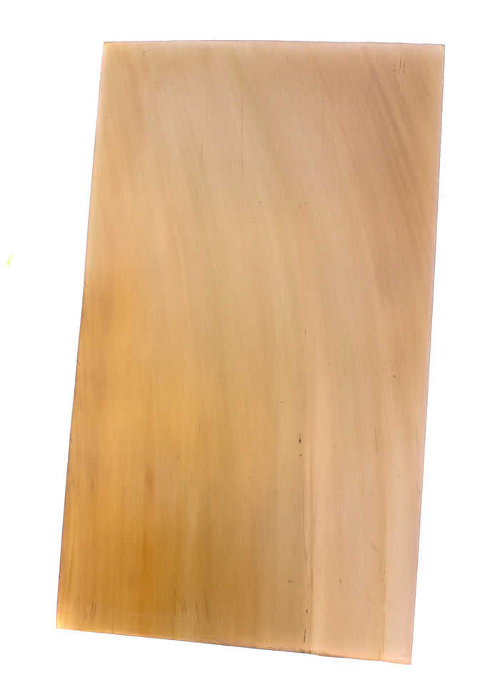 Horn plate 12x7 cm