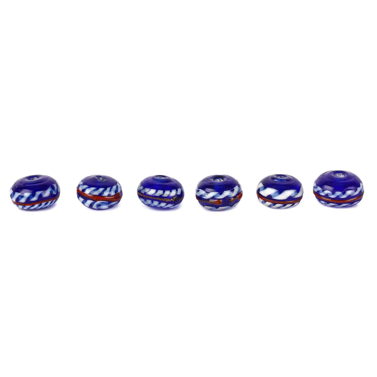 Viking glass beads, Ribe, 3 pieces