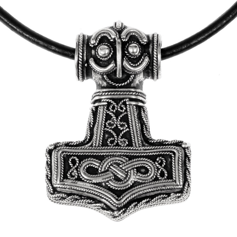 Ödeshög Mjölnir avec entrelacs, bronze argenté