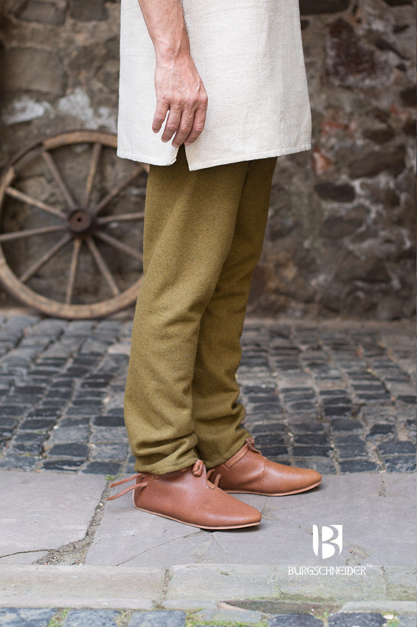 Thorsberg trousers Fenris, wool blend, autumn green