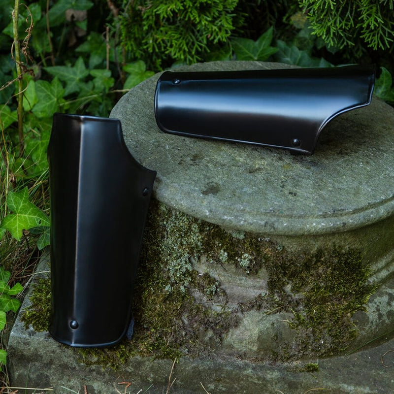 Markward bracers, underarm guards, black, 1.2 mm