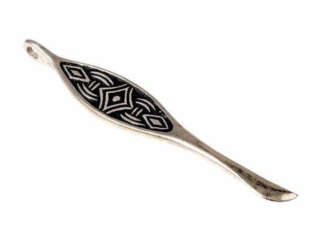 Viking nail cleaner Birka grave 660, silvered