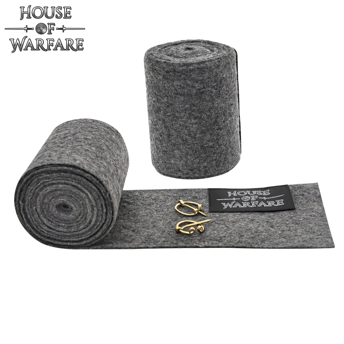Viking leg wraps, 100% wool, various colours