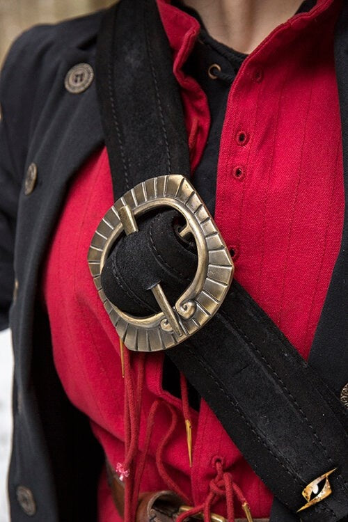 Pirate baldric, black
