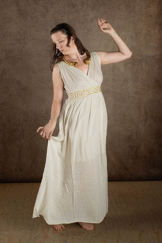 Goddess dress Penelope, cream