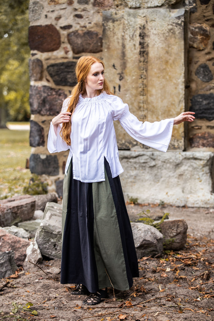 Baroque blouse, white