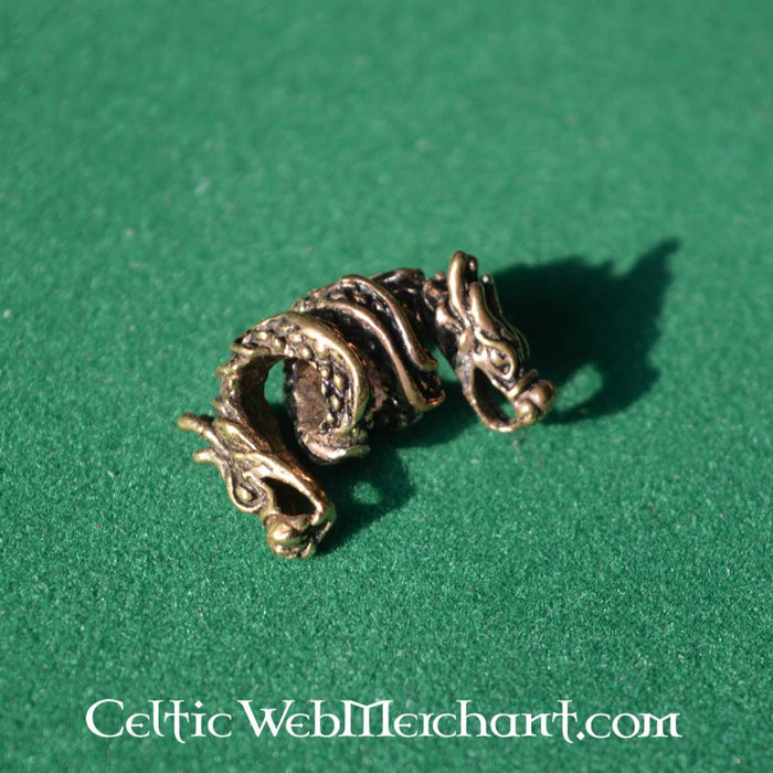 Dragon beard bead, bronze