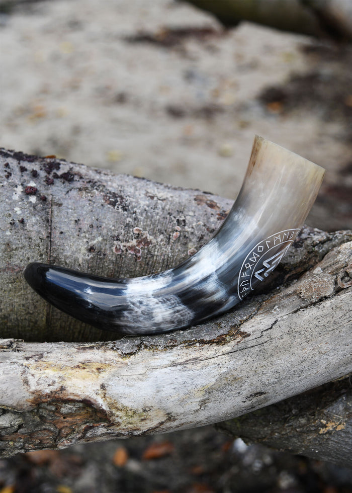 Drinking horn Valknut, 200-300 ml