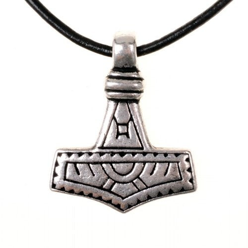 Gotland Thor's hammer, silvered bronze