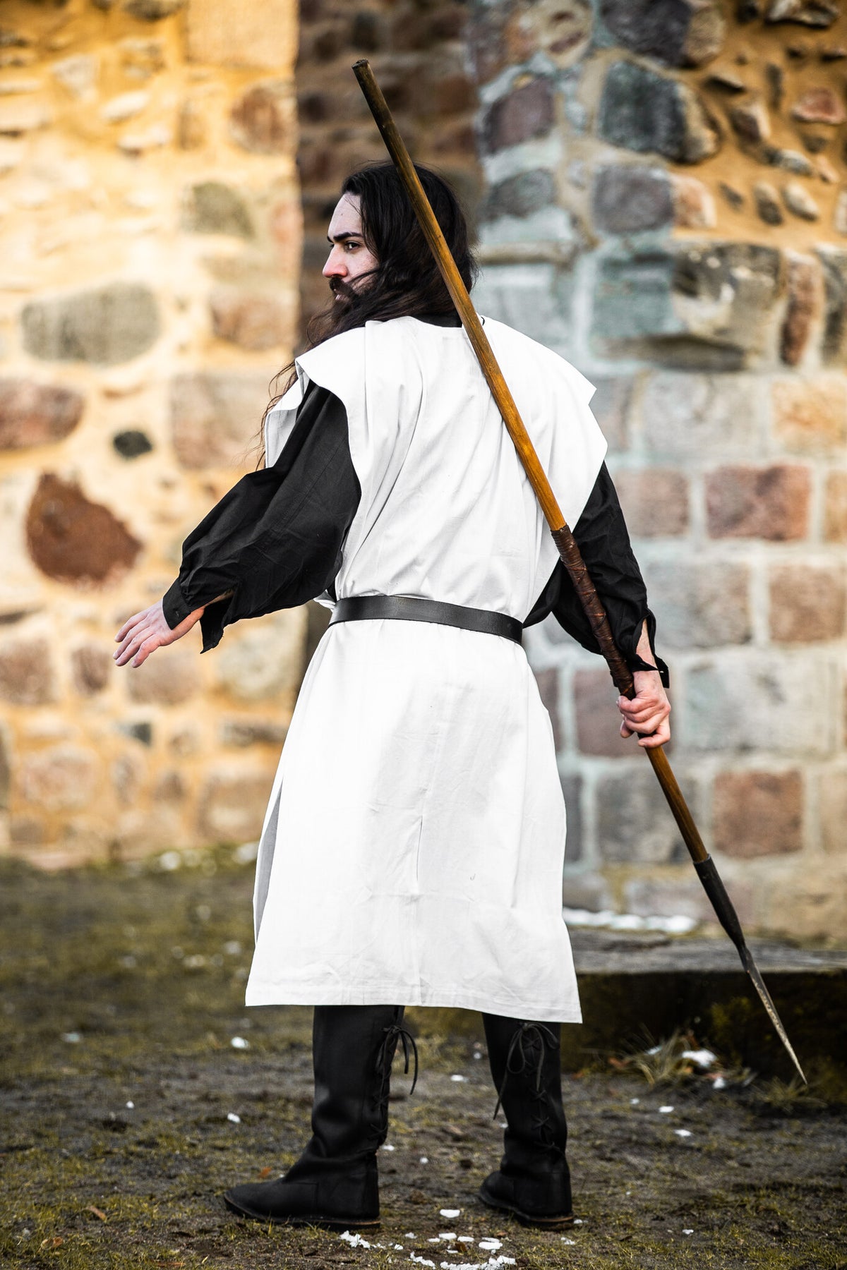 Surcoat men, white