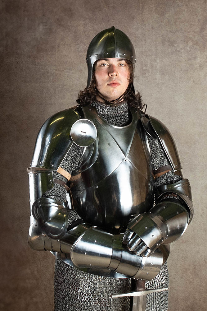 Open sallet Agincourt, 1.6 mm