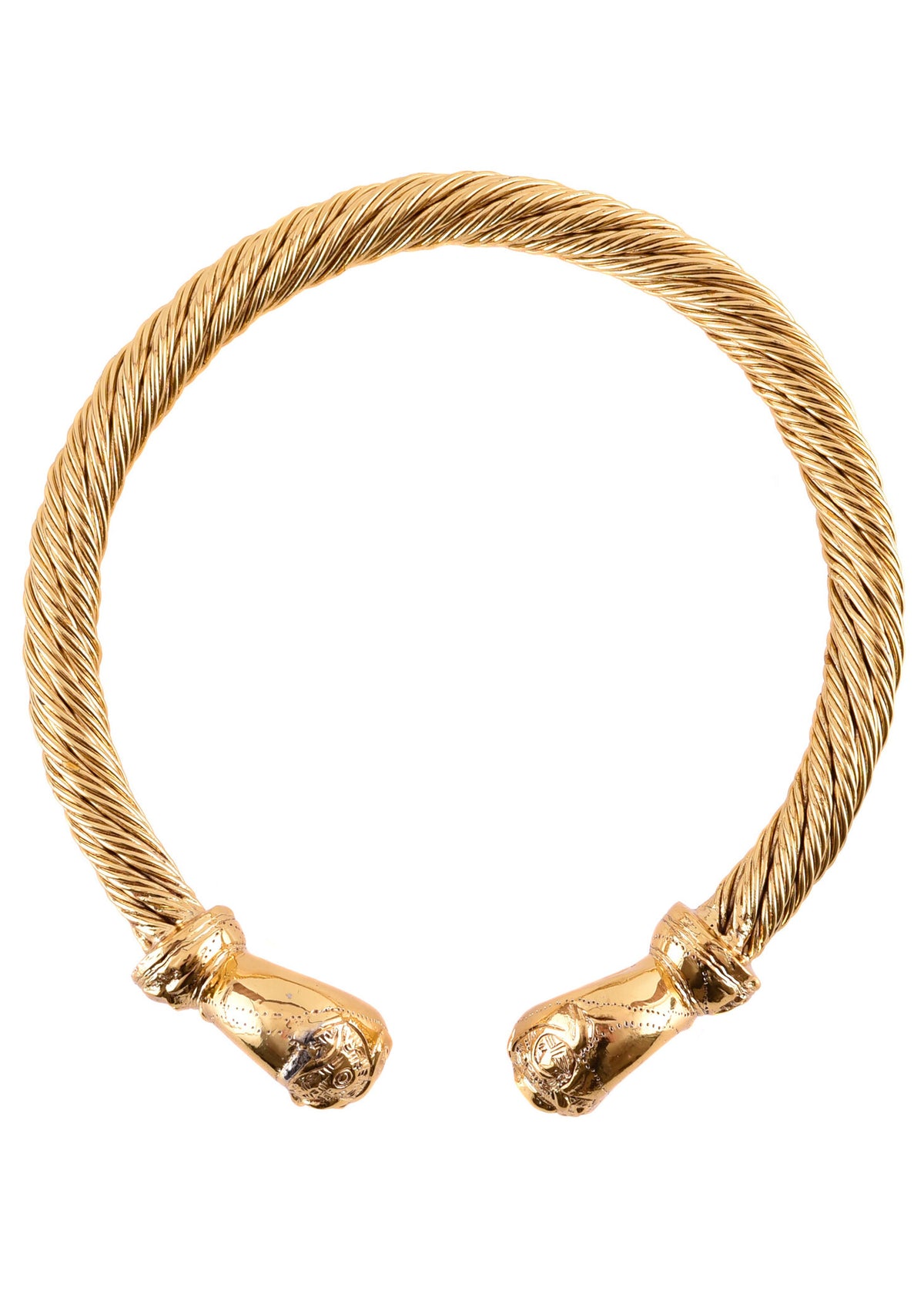 Snettisham torque replica, brass