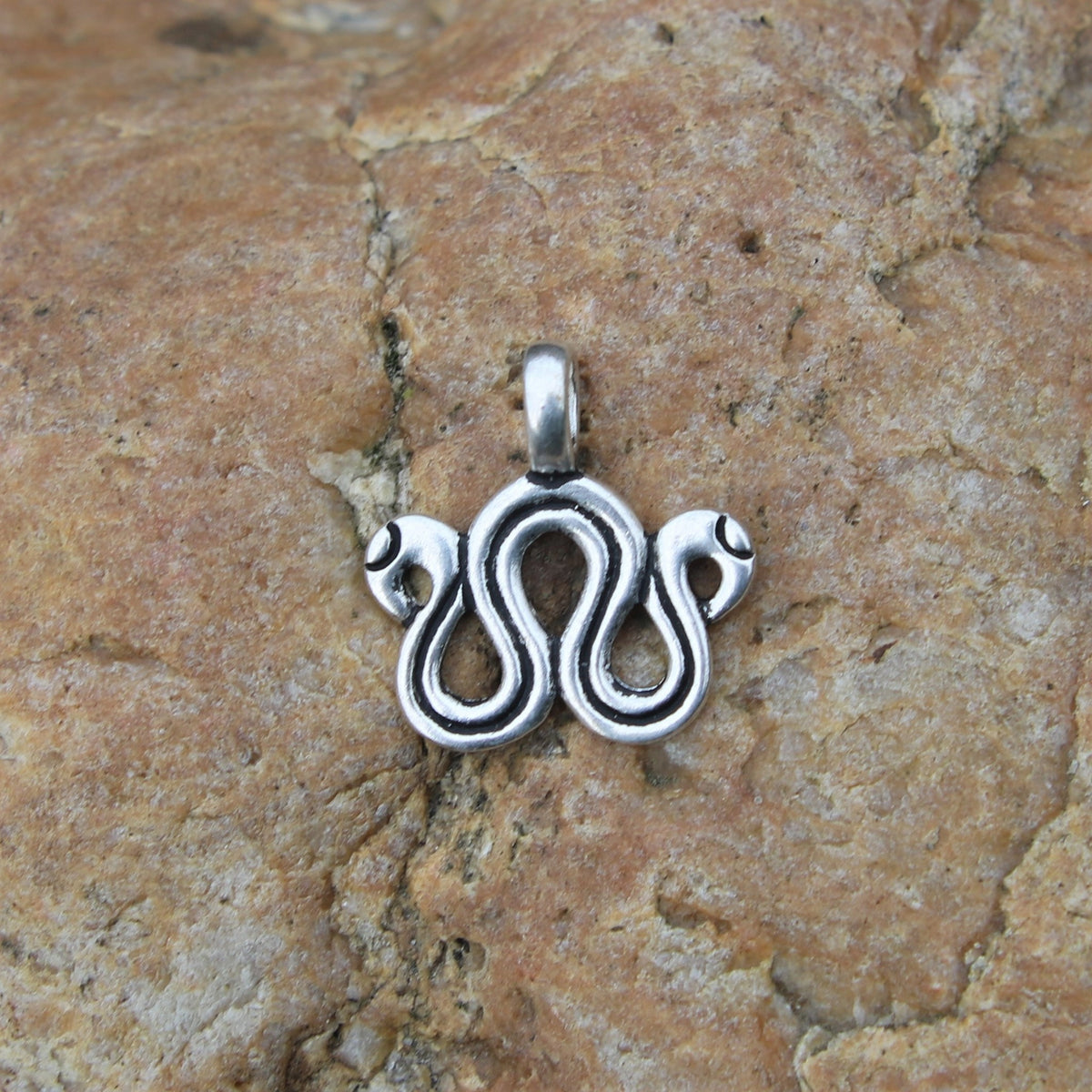 Viking jewellery divider, silvered bronze