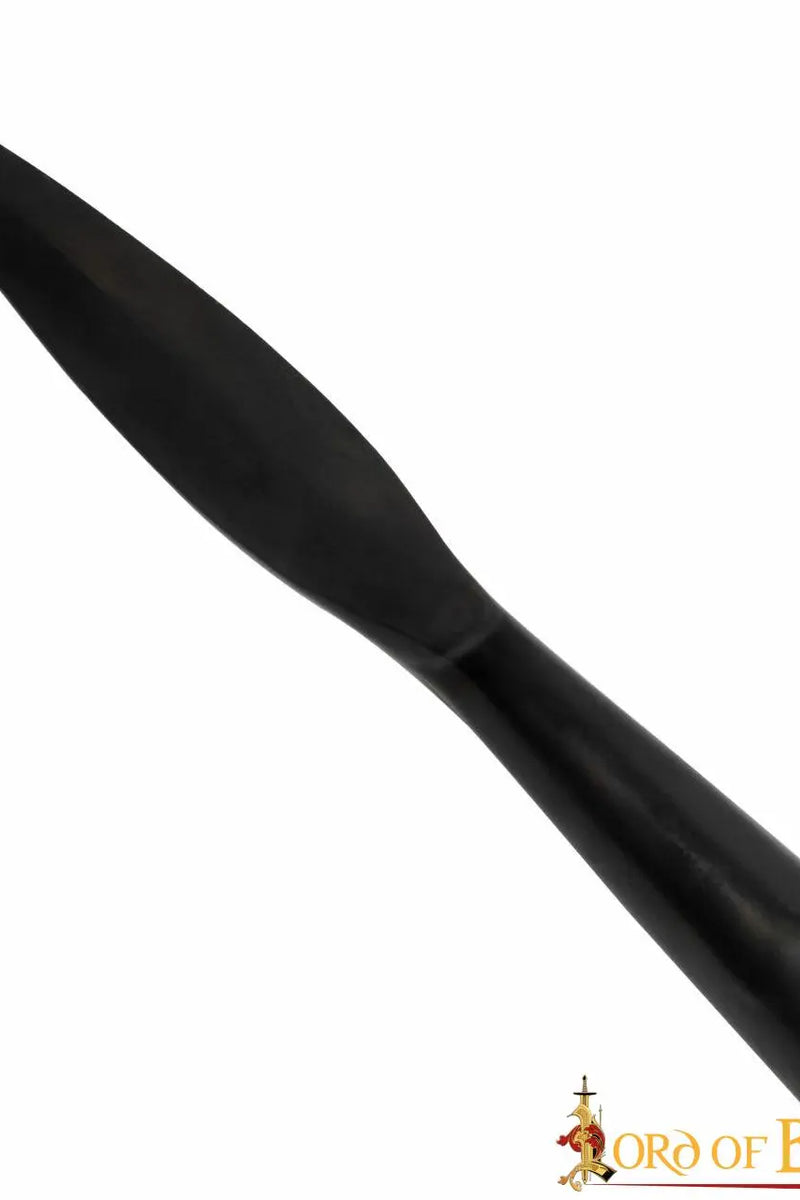 Tidigmedeltida bladvormad spjutspets, bronsfärgad, semi skarp