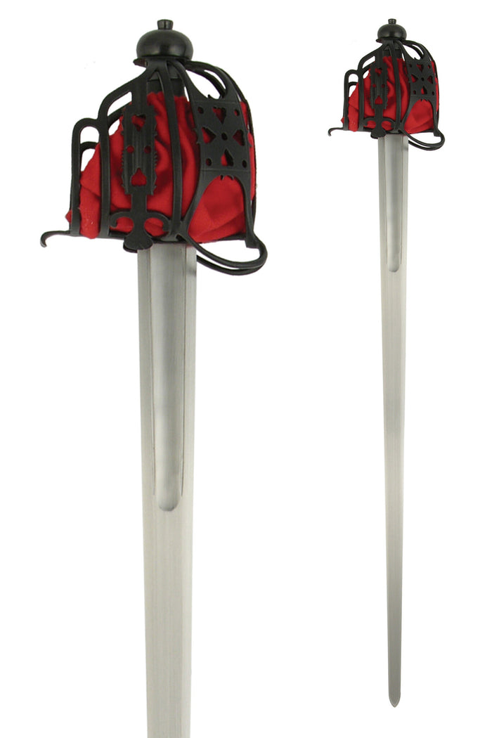Battle-Ready Basket Hilt Broadsword (blunt 3 mm)