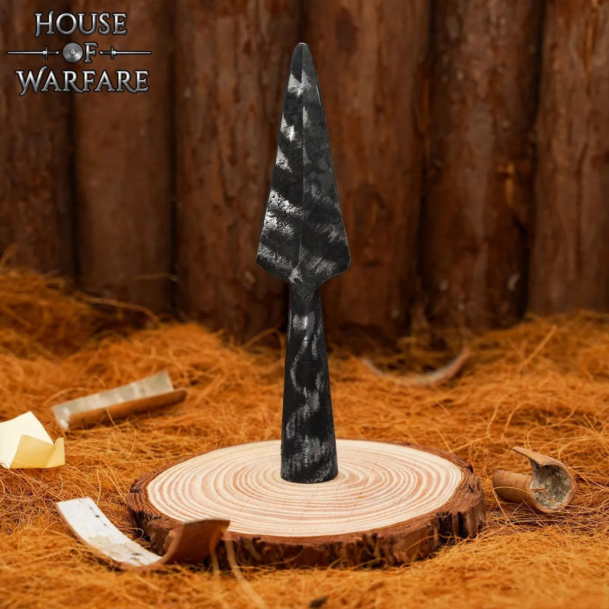 Viking spearhead, semi-sharp