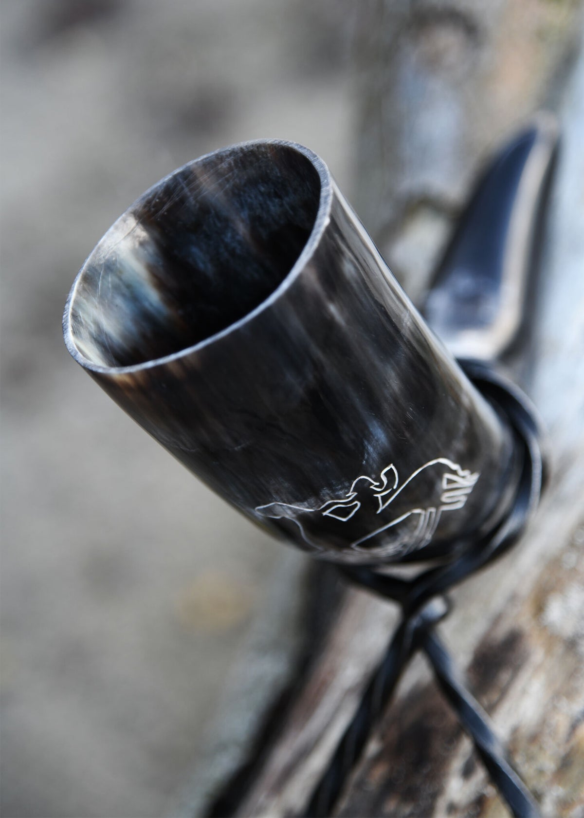 Drinking horn, Odin with Sleipnir, 200-300 ml