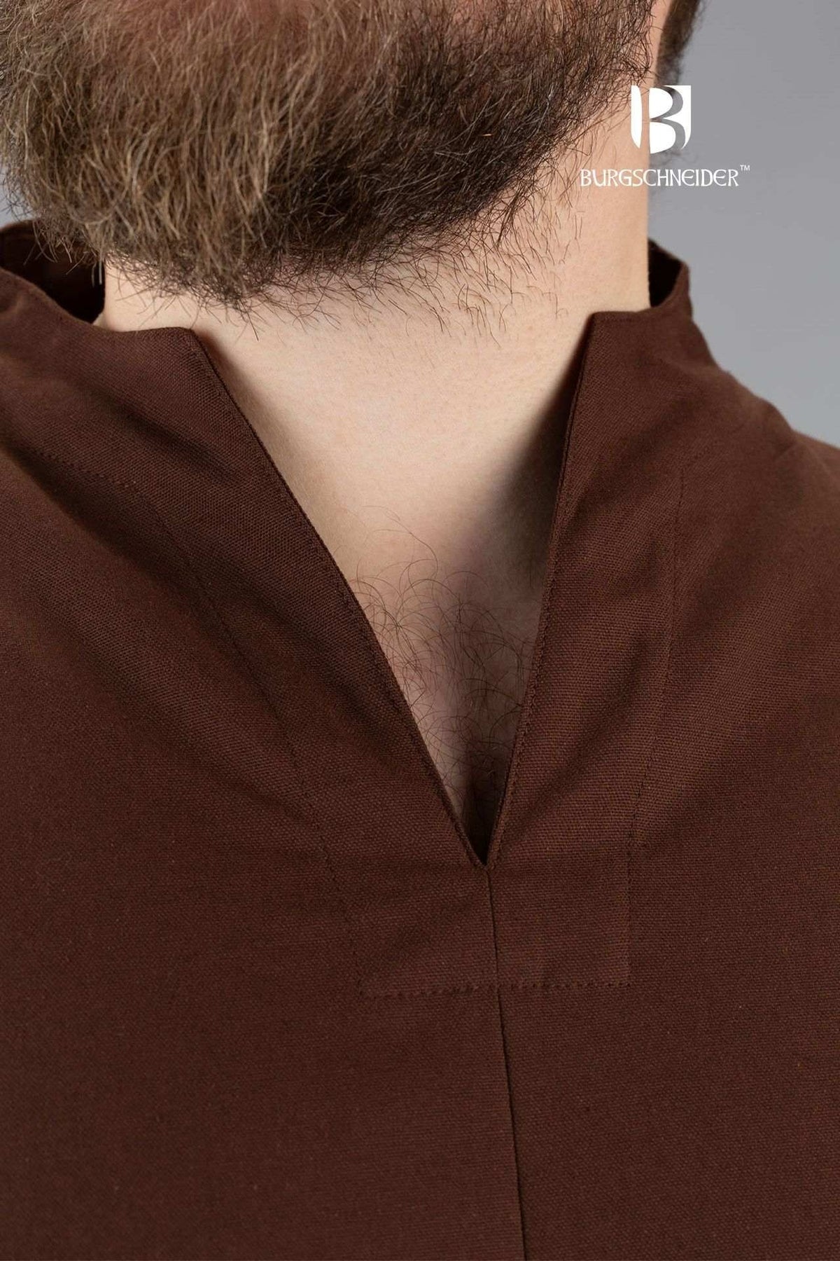 Viking tunic Ekwin, brown