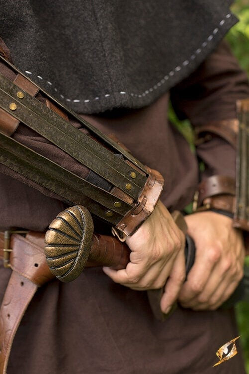 Germanic bracers, forearm guards, patinated, 1 mm