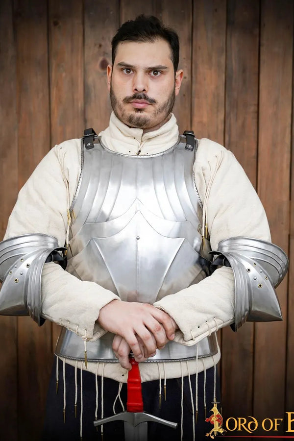 15th century German couters, elbow armour, 1.6 mm