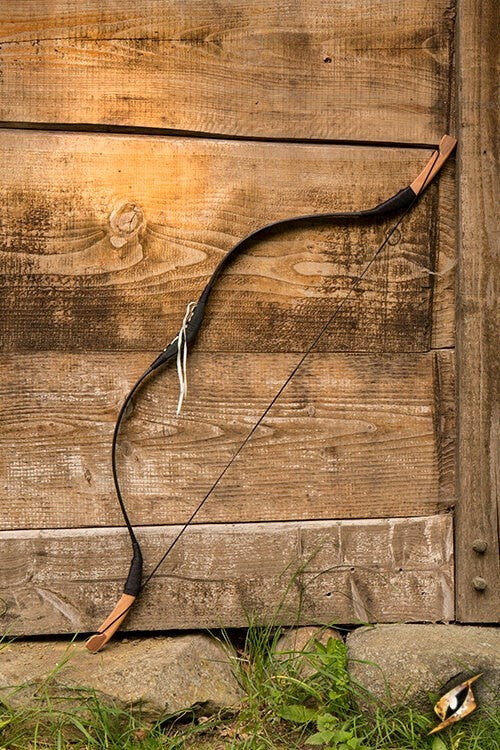 LARP recurve equestrian bow black