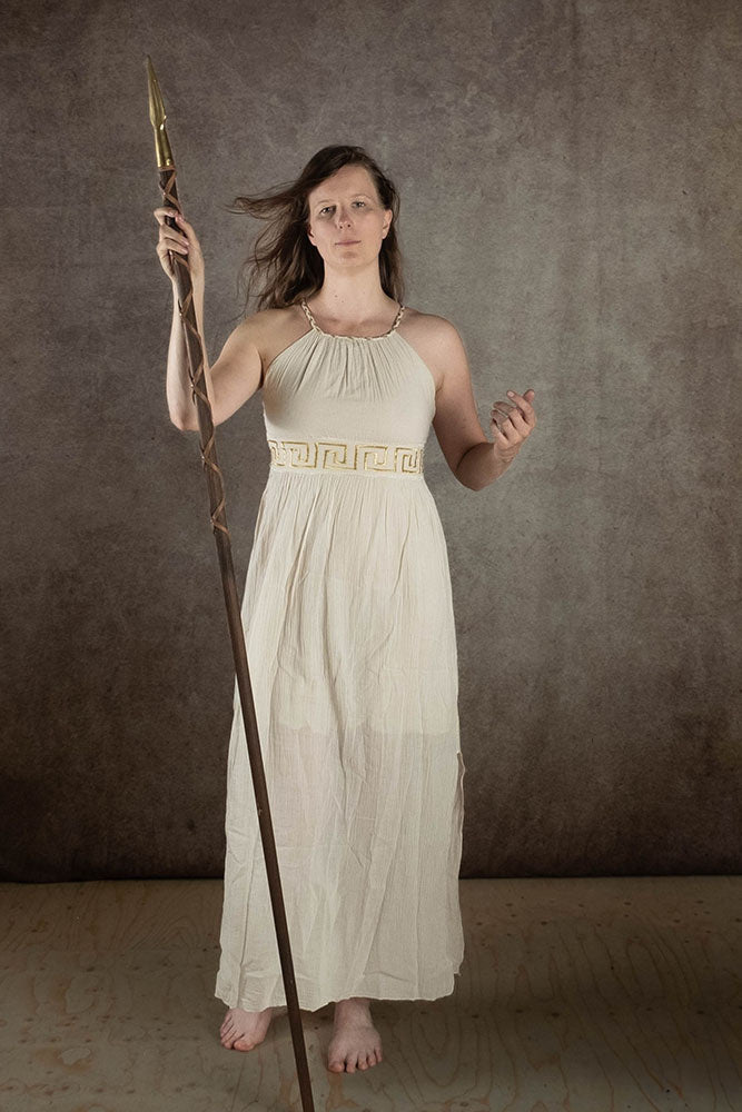 Goddess dress Circe, cream