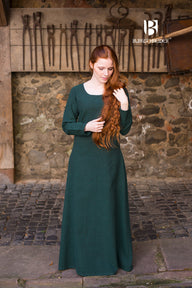 Medieval dress Freya (forest green)