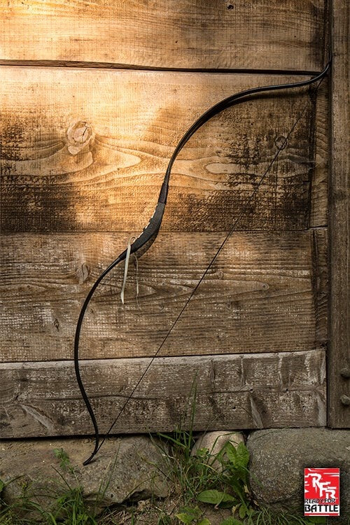 Recurve bow, dark brown, 118 cm, 24-26 lbs