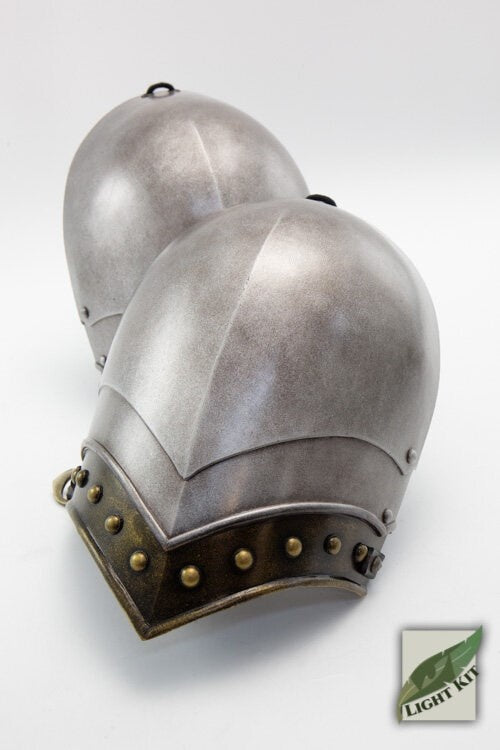 LARP medieval knight spaulders