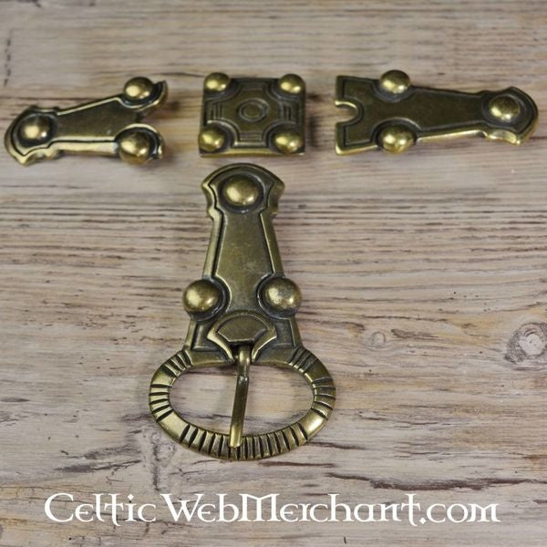 Allemanic belt fitting from Balingen, silvered