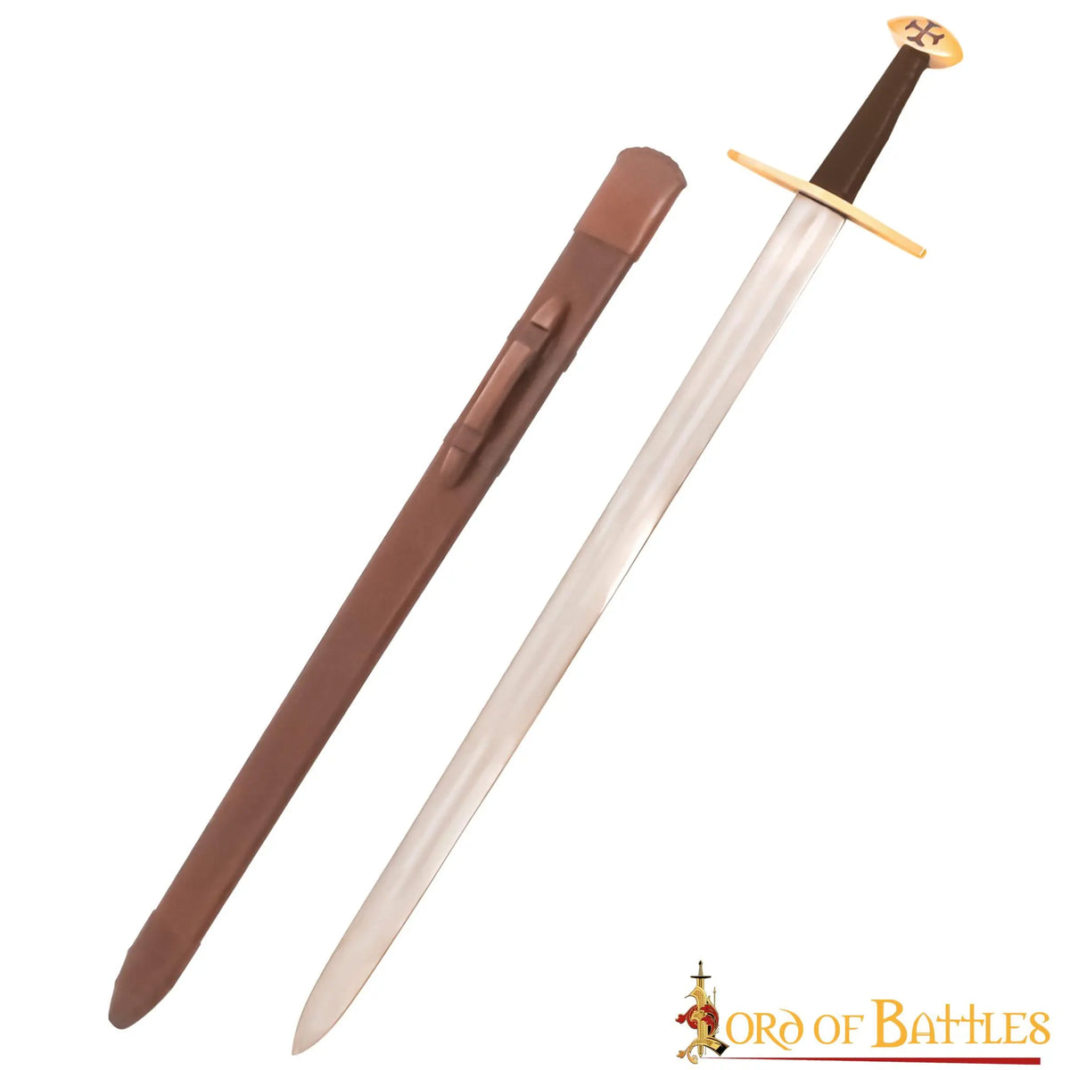 Templar sword Hugo de Payens, semi-sharp