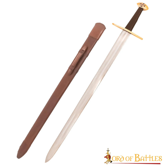 Templar sword Hugo de Payens, semi-sharp