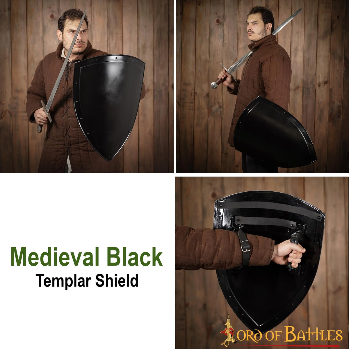 Medieval knight shield, dark