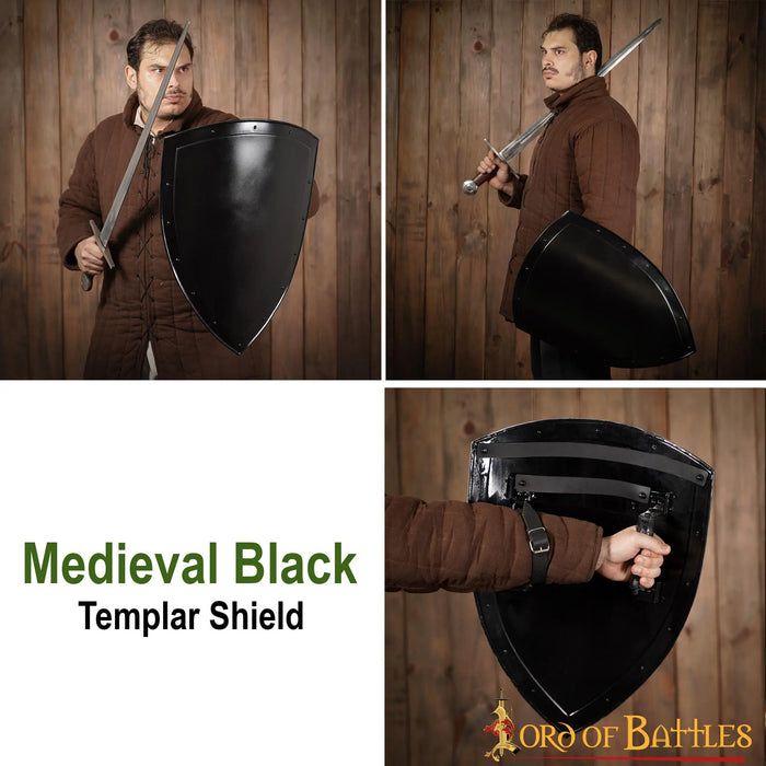 Medieval knight shield, dark