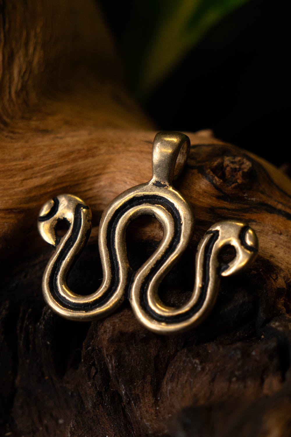 Viking jewellery divider Snake, bronze
