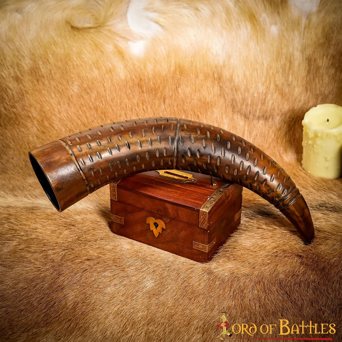 Drinking horn Barbarian, 300-500 ml