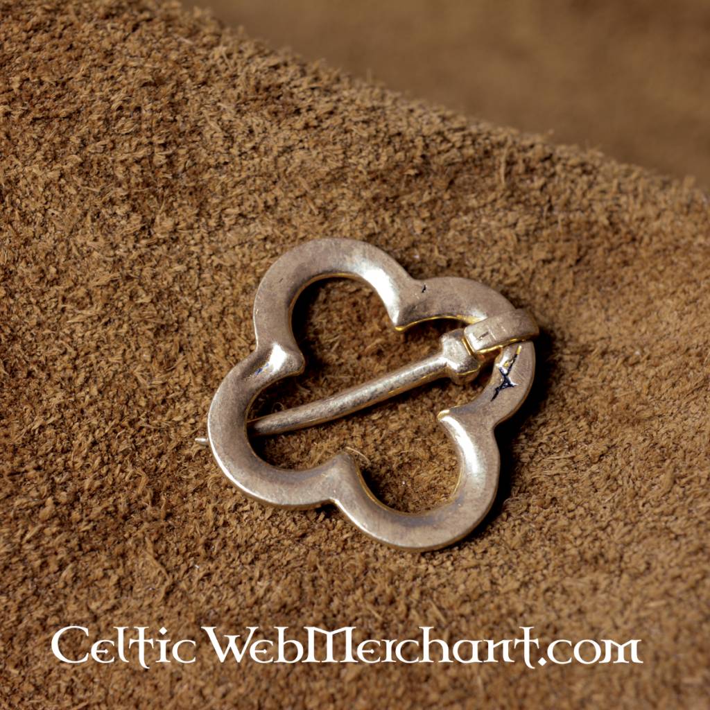 Medieval Quatrefoil Brooch, Bronze