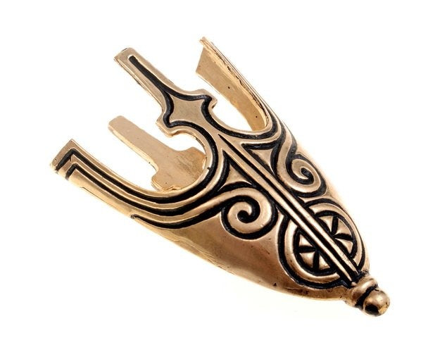 Chape for Viking sword scabbard, Varbola